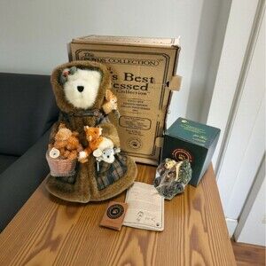 Boyds Bears Fern Woodsbeary #7097/40000 - 2001 Ltd Edition Complete Set w/ Box